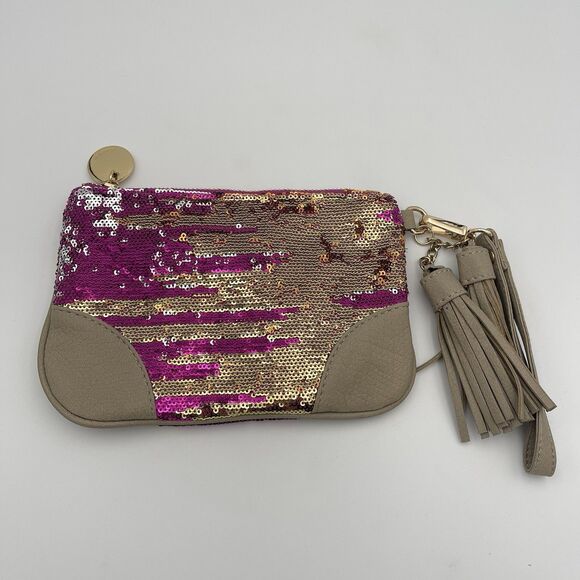 Deux Lux Clutch Nordstrom Sequin Clutch Wristlet Bag NEW WITH TAGS - MSRP $58 - Picture 1 of 16